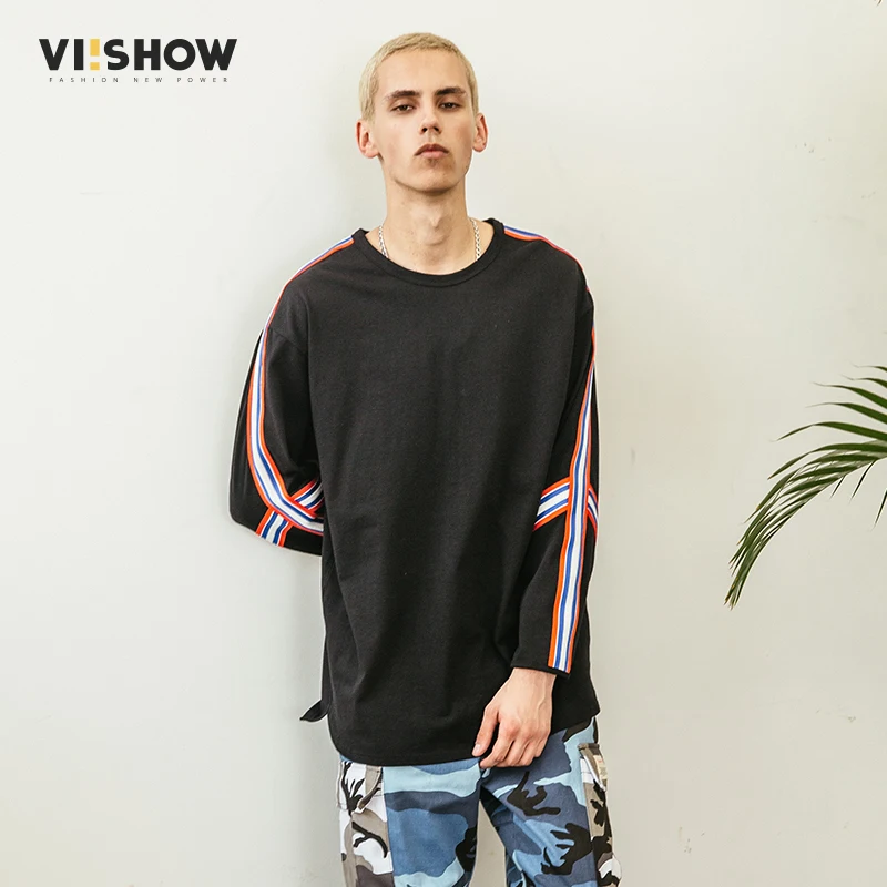VIISHOW/Новое поступление 2018 мужские футболки модная повседневная футболка с