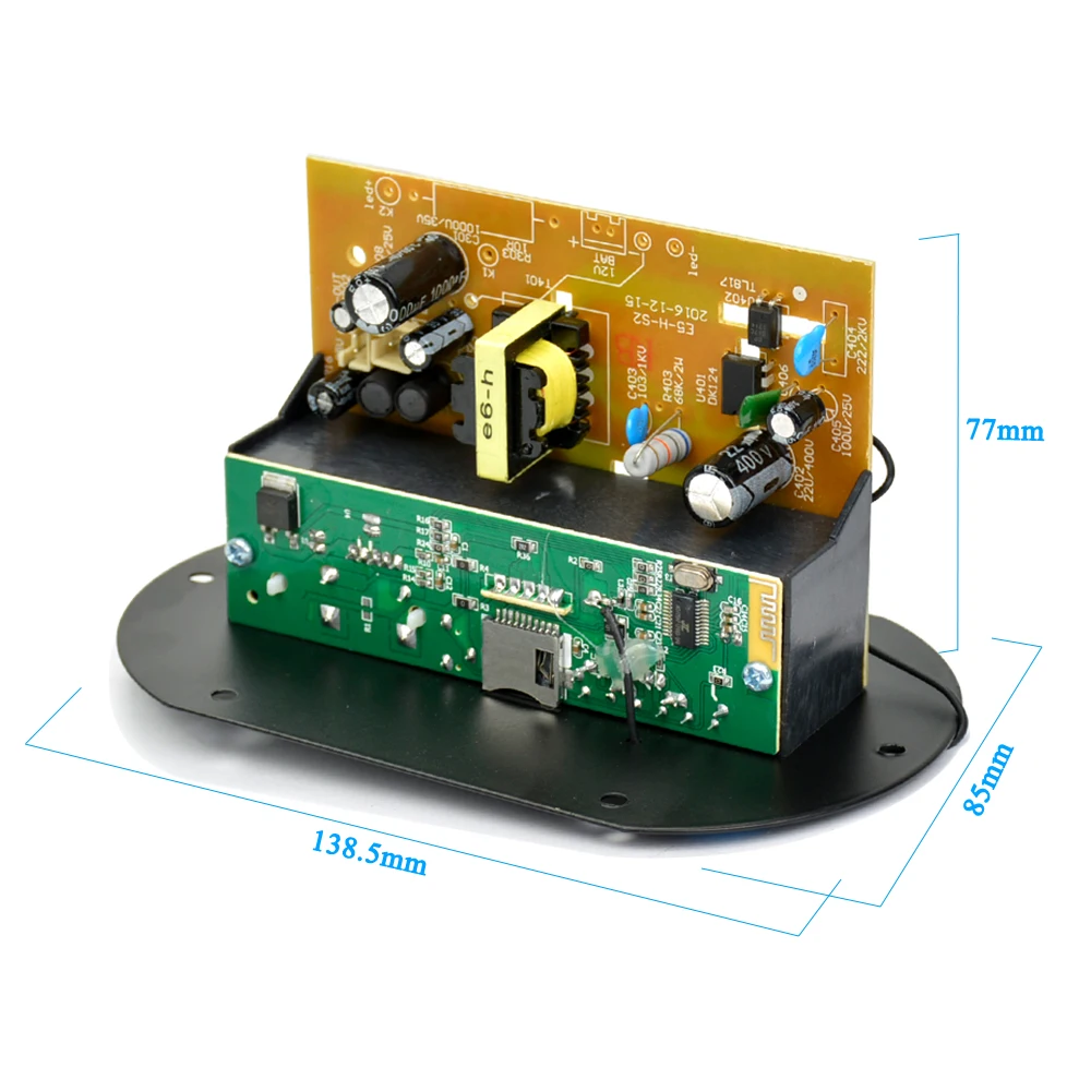 Aiyima Bluetooth Усилители домашние доска USB FM Радио TF декодер DIY автомобильный сабвуфер