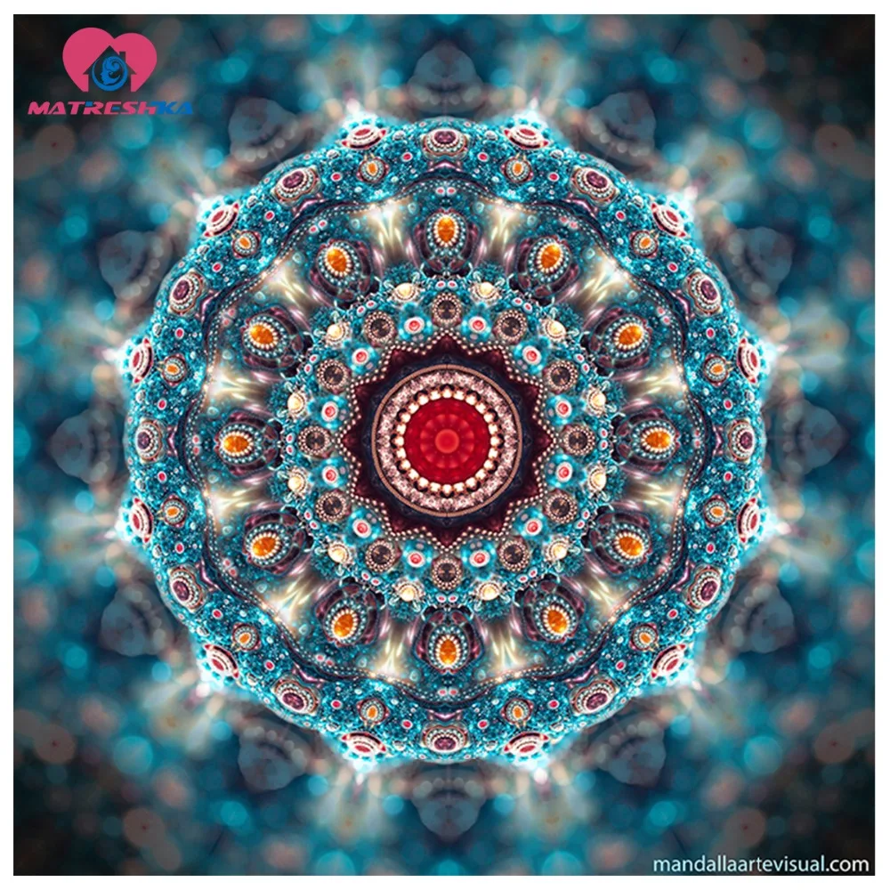 Алмазная вышивка набор изображений Мандала для вышивальный стежок фотографии