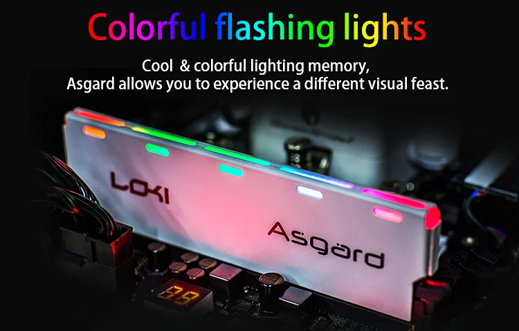 Asgard Loki w1 серия DDR4 8gbx2 3000 МГц RGB ram для игр настольный Память ram dimm