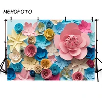 mehofoto paper flower photography backdrops newborn baby photo shoot background for photographic studio props