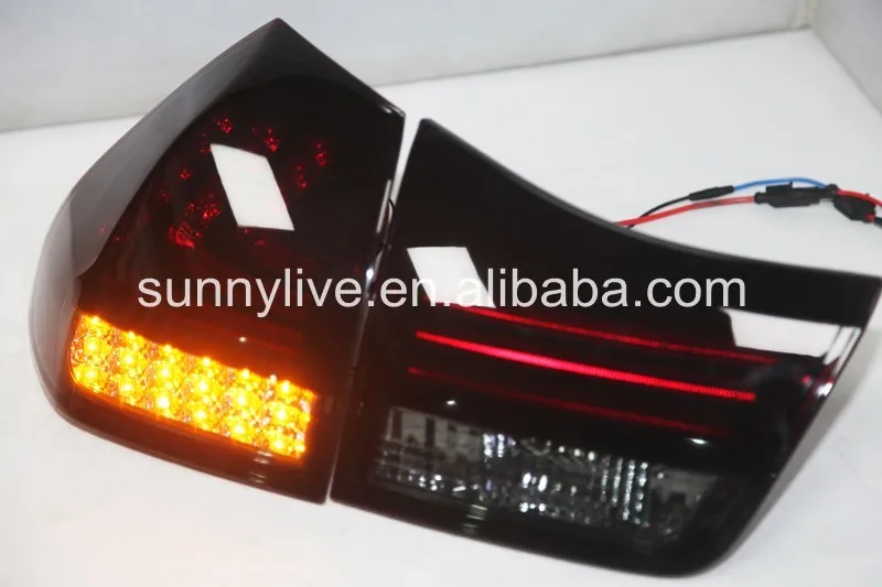 Herrier Kluger для Lexus RX300 RX330 RX350 светодиодный задний фонарь 04-09 год красный корпус дымовые линзы
