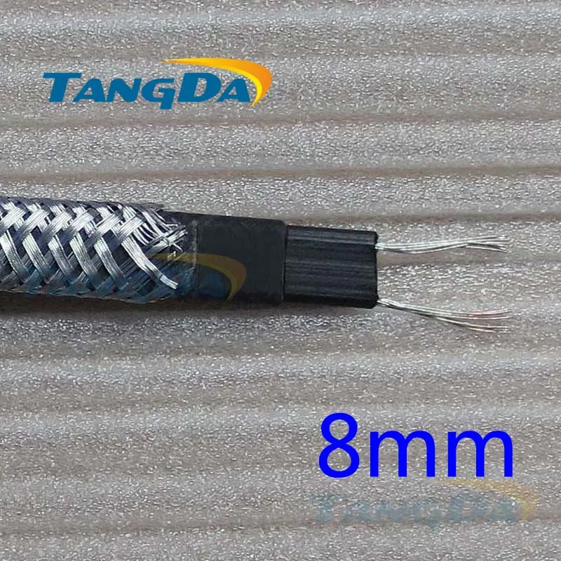 8mm explosion proof Незамерзающий Мороз нагревательный кабель для защиты от замерзания для водопровода/крыши 230V 8/10/12 мм саморегулирующийся Электрический нагреватель Медный провод 5 м - Цвет: 8mm explosion proof