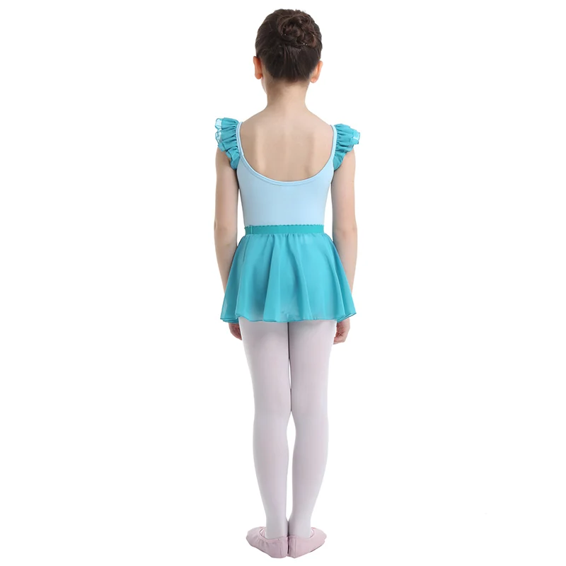 ChicTry/детский балетный купальник для девочек с шифоновой балетной юбкой пачкой