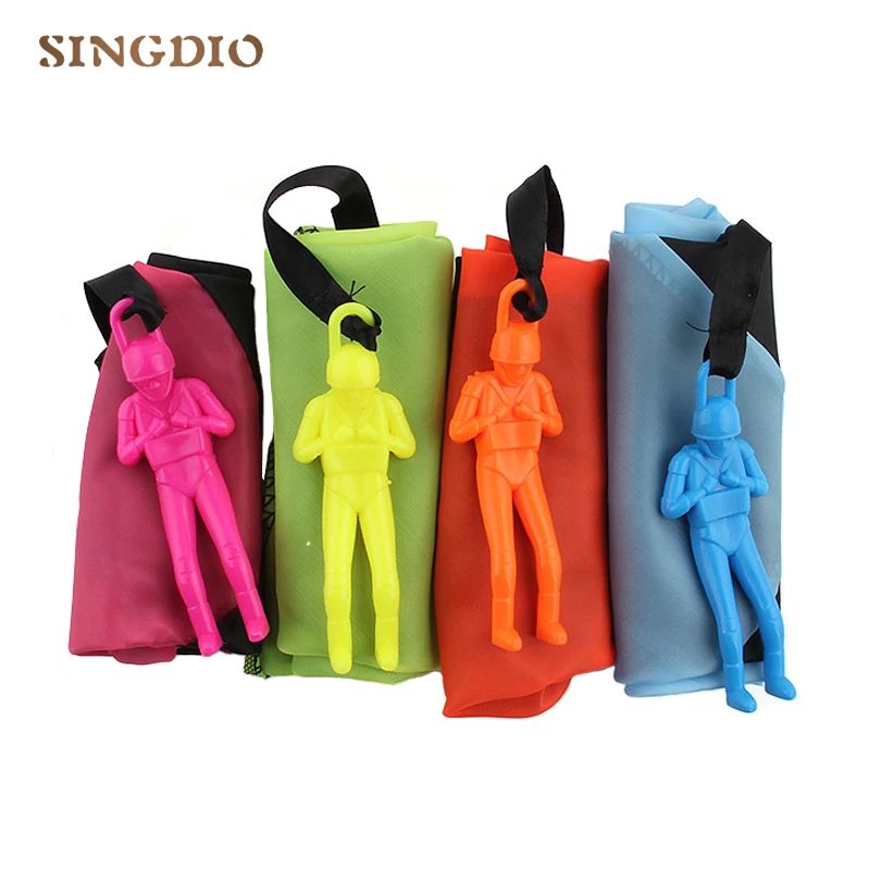 Уличная мини игра ручной бросок парашют забавная игрушка для детей мальчиков и