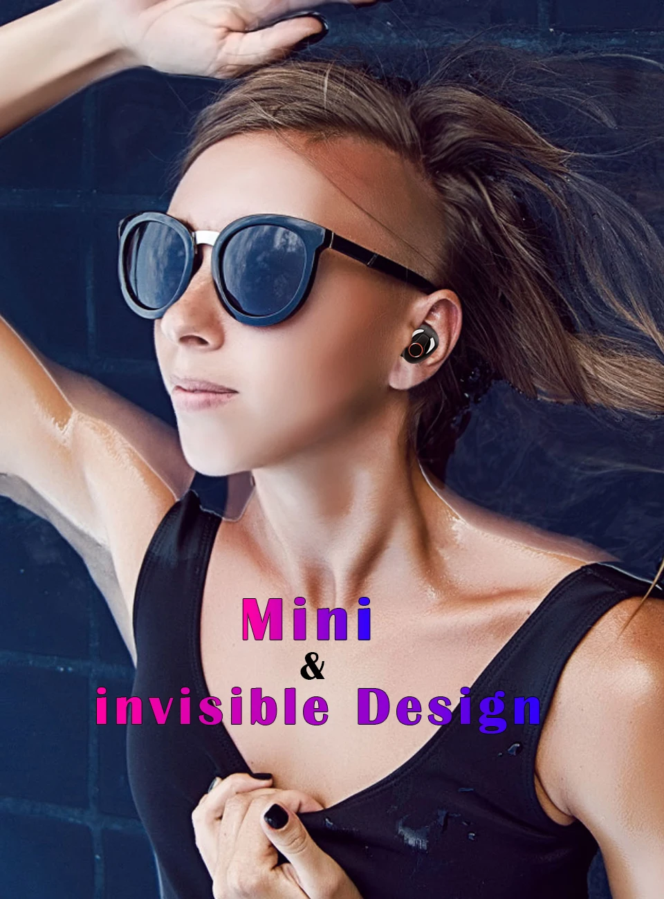 Мини 5,0 Беспроводные наушники с глубоким басом, беспроводные Bluetooth наушники, спортивные наушники-вкладыши для Xiaomi samsung iphone