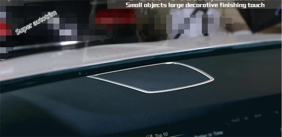 

Lapetus For BMW 5 Series 520i 525i 530i F10 F18 2011 - 2016 Middle Central Console Speaker Audio Sound Frame Cover Trim Kit