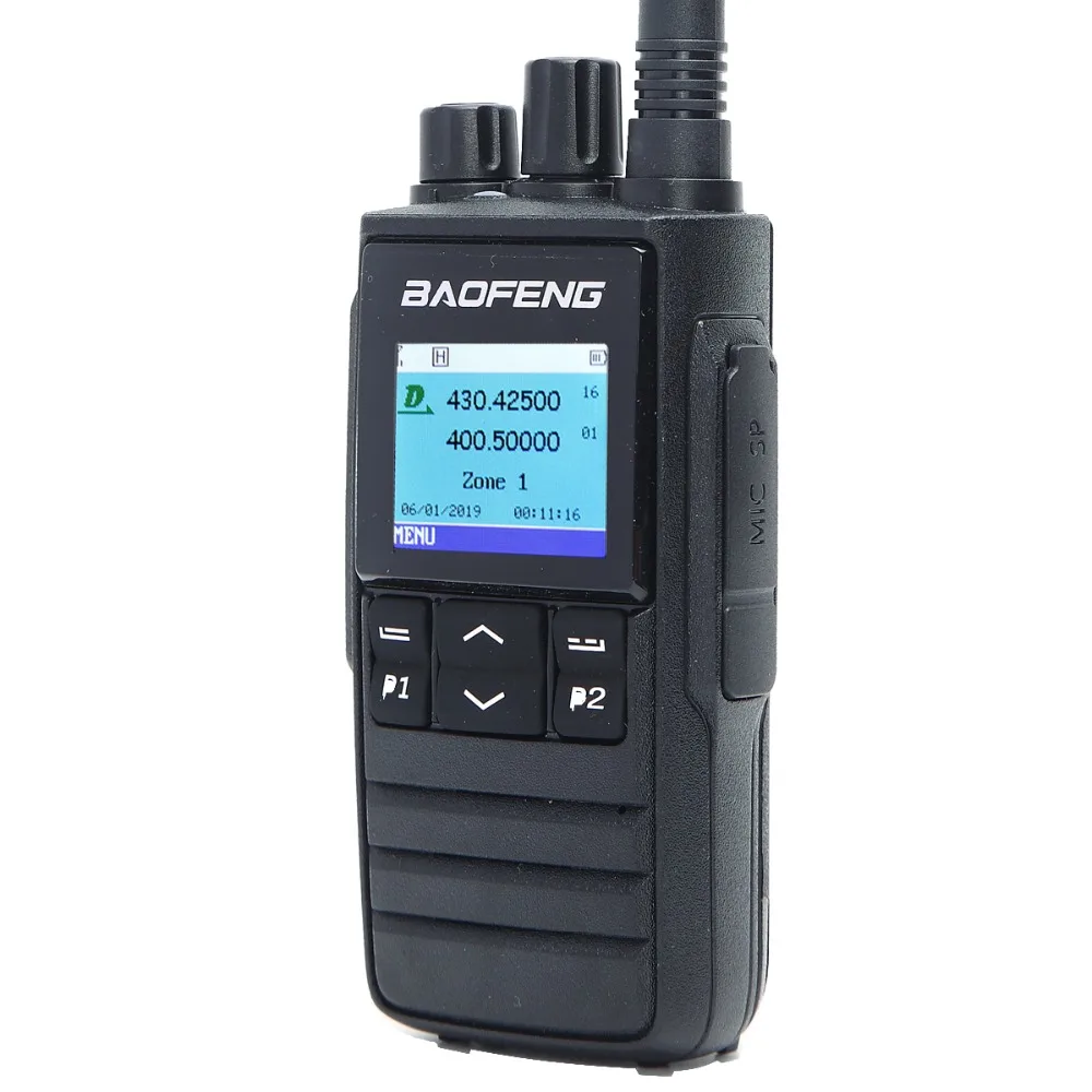 Baofeng DM-1703 Dual Band Dual Time slot DMR цифровой/аналоговый 2 Way Радио 136-174/400-470 МГц 1024 Каналы Ham иди и болтай Walkie Talkie