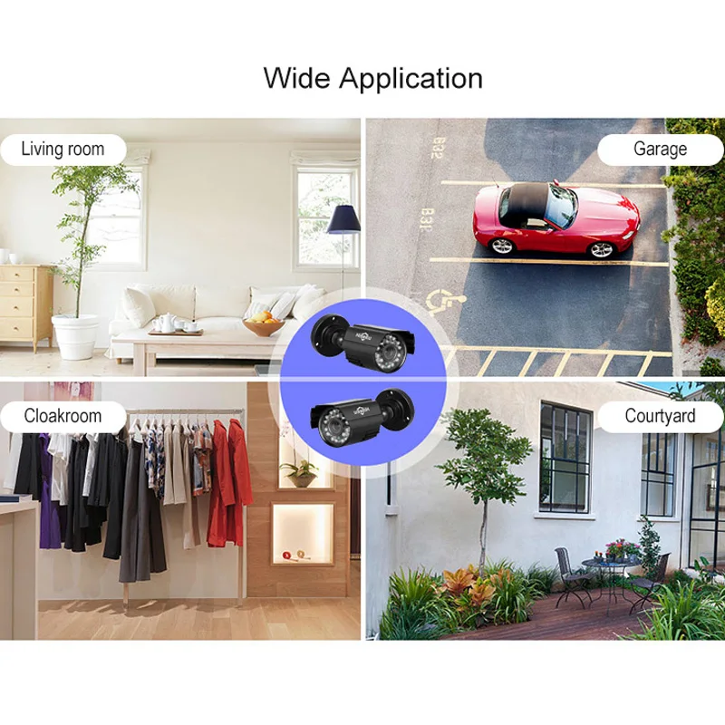 Hiseeu AHBB 12 P 3.6 IP камера AHD 2.0MP HD 3 6 мм объектив Водонепроницаемая CCTV сетевая для