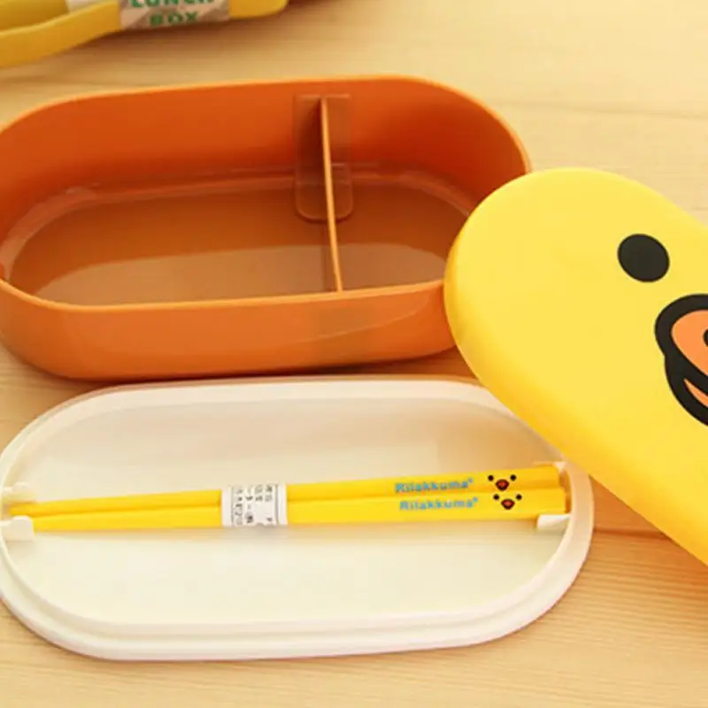 Микроволновая печь Rilakkuma Bento микроволновая цыплята многослойная детская коробка