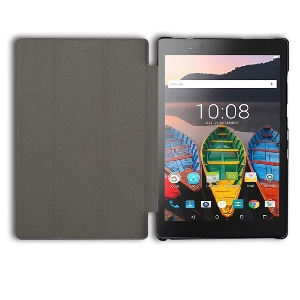 2016 Tab3 8 Plus умный чехол для планшета кожаный чехол-Ультратонкий флип-чехол Lenovo Tab 3