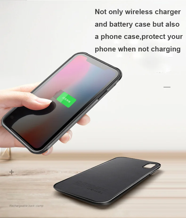 XGODY 5500 мАч смарт-Аккумулятор Чехол для iPhone X XS XR XS MAX тонкий внешний зарядный чехол для запасная аккумуляторная батарея для iphone резервного копирования Чехол экран