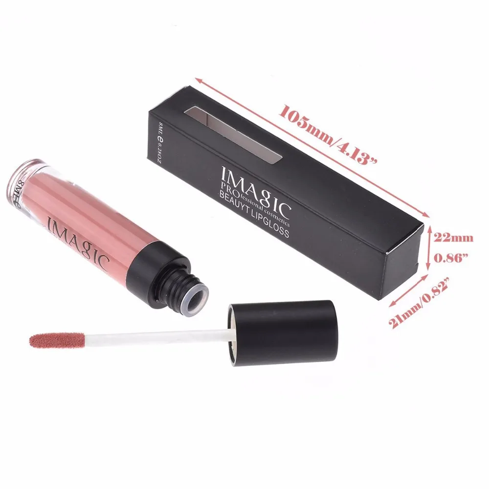 

IMAGIC new lip gloss lip glaze ladies sexy brand lip gloss cosmetics waterproof lasting ladies nude makeup makeup moisturizing