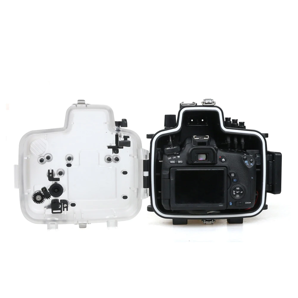 Водонепроницаемый корпус для камеры Canon EOS 760D 18 55 135 мм подводная фотография до 40 м