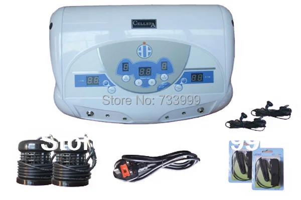 Dual Foot Spa Machine With Earphone Ion Cleanser Detox detoxification through feet Hot Sale 8pcs/lot Wholesale |