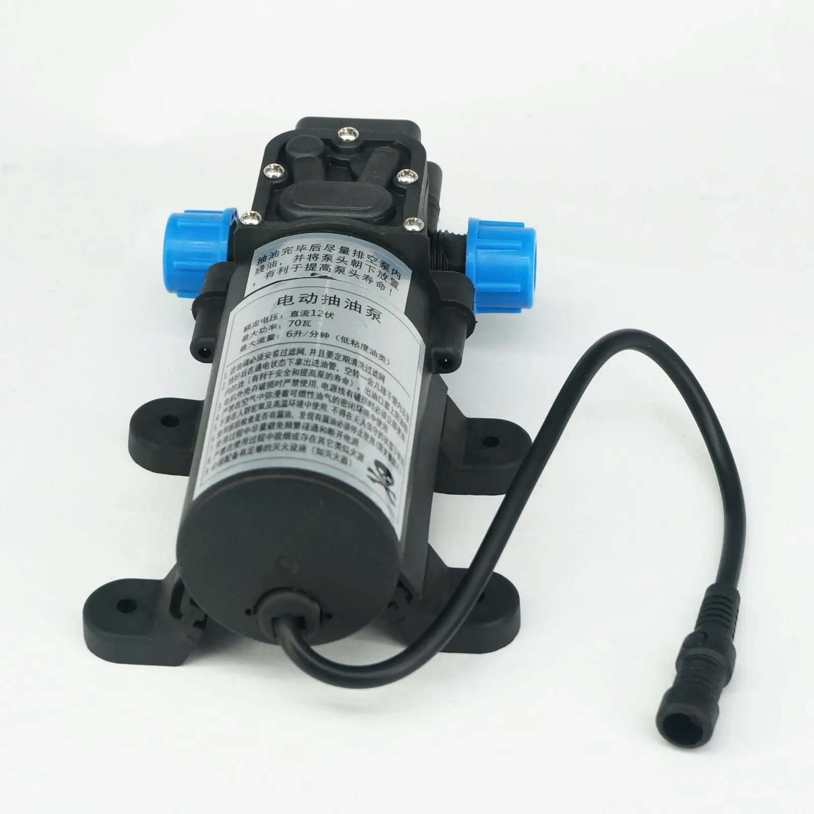 DC 12V 70W микро мембранный Водяной Насос самовсасывающий бустер насос для бензина и