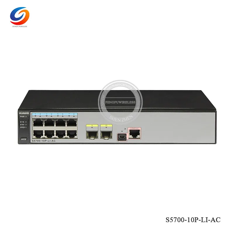 Оригинальный гигабитный коммутатор серии Hua wei s5700 li с 8 портами S5700 10P LI AC по низкой