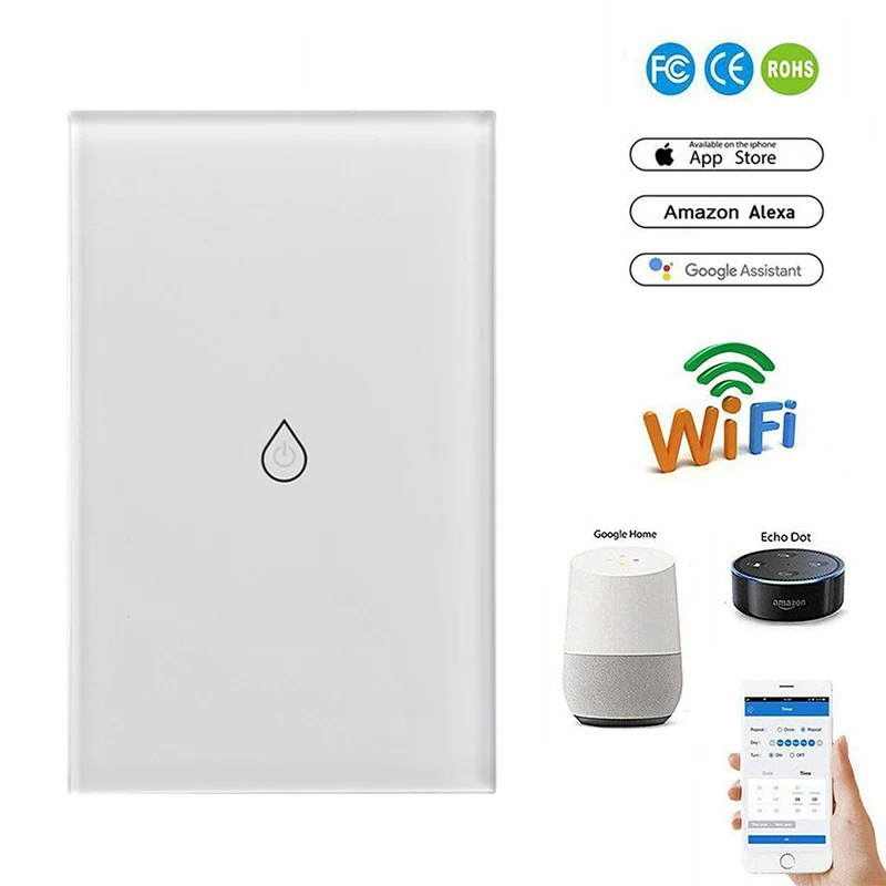 Mart Life Tuya APP пульт дистанционного управления WiFi умный котел стеклянная панель