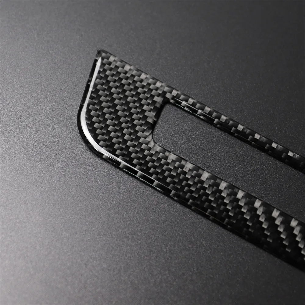 Углеродное волокно TPIC CD панель управления кондиционер автомобиля наклейка