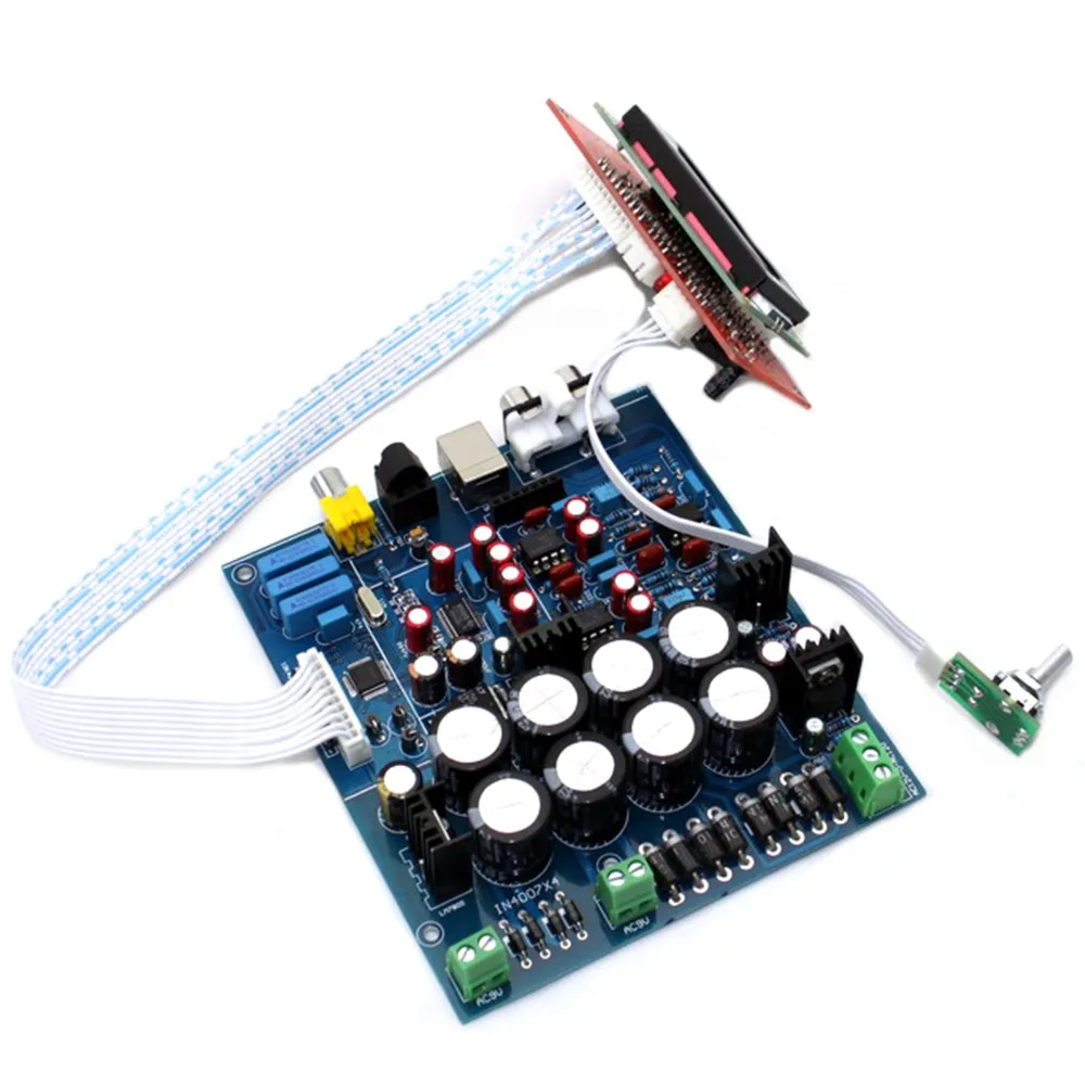 Цап PCM1794 + AK4118 AD827 LCD USB DAC soft control Decoder Board YJ00120 | Электроника