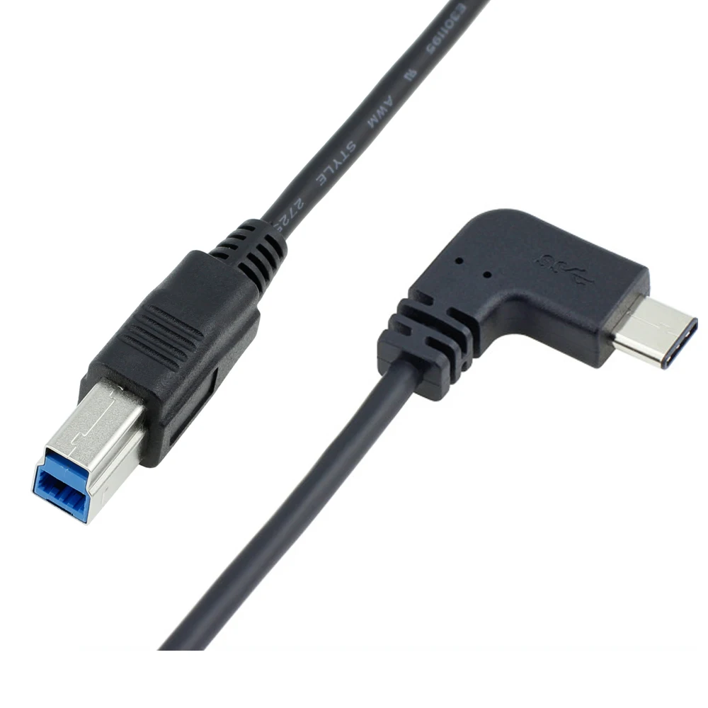 Кабель для передачи данных с правым и левым углом USB 3 1 Type C на 0 B Боковой изгиб 90