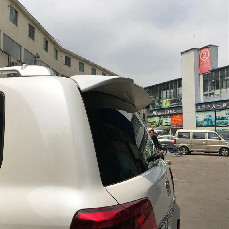 Для Toyota Land Cruiser Prado LC200 LC 200 ABS пластмассовый задний спойлер land cruiser спойлер грунт или DIY Цвет