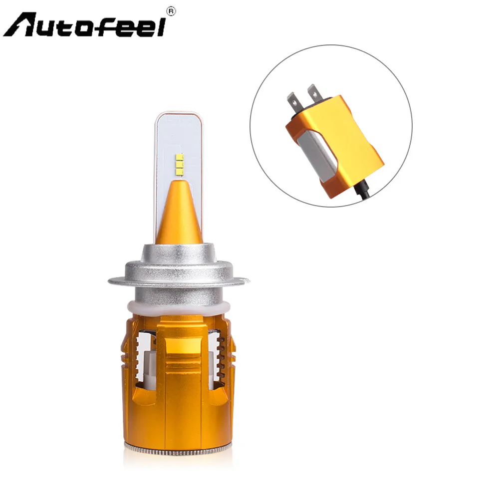 Autofeel автомобилей пуля B6 светодиодный фар Тонкий Conversion Kit 30 Вт 7200LM импортные зэс