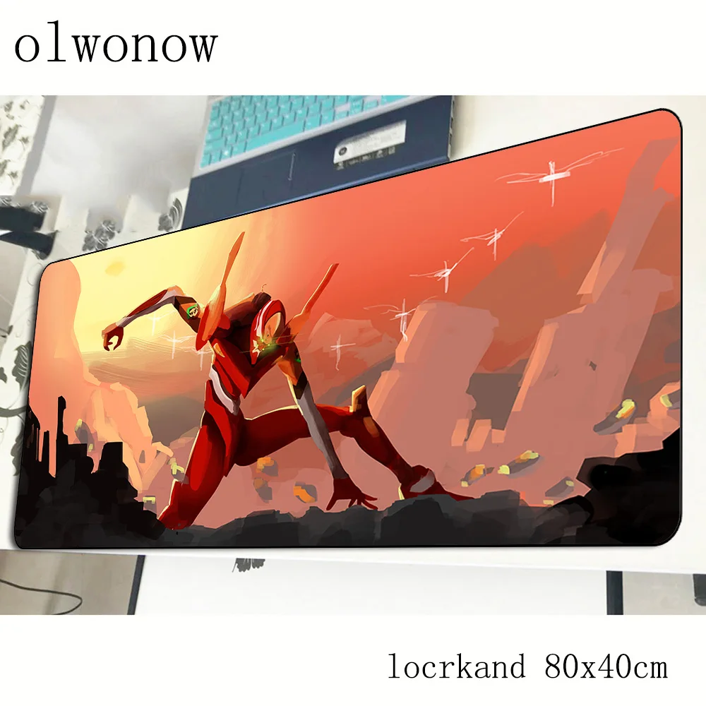 Evangelion Коврик для мыши 800x400x3 мм подарок для мальчика игровой коврик для мыши геймер Коврик для запястья компьютерный стол padmouse клавиатура большие игровые коврики