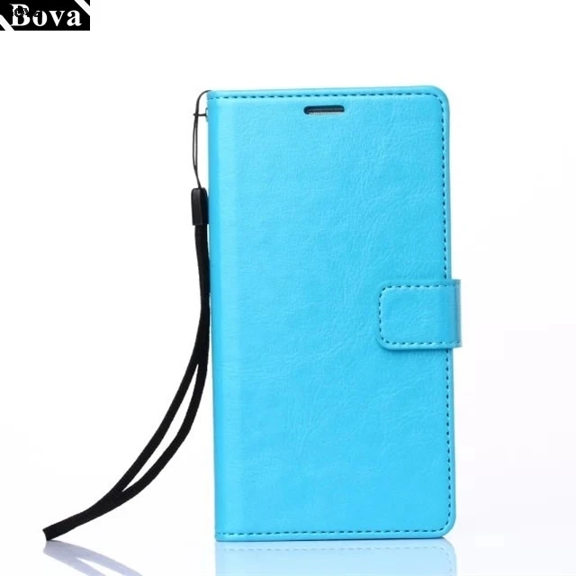 Blue Lanyard 1 Держатель для карт, чехол для huawei Honor 6X 7X 8X Max 4X 3X 5X из искусственной кожи чехол, ретро кобура, кошелек, флип-чехол(ТПУ внутри - Цвет: Blue Lanyard 1