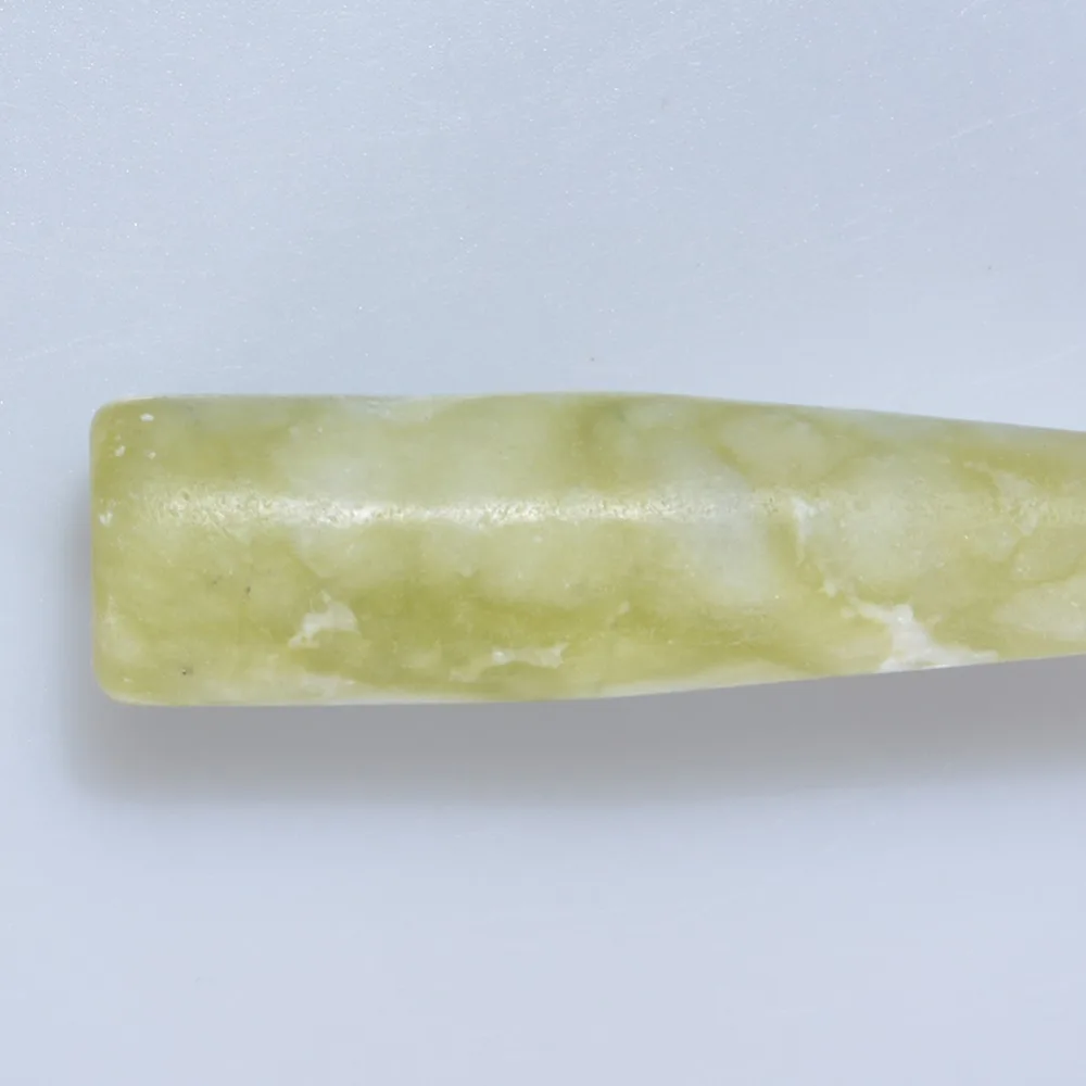 1 шт. Темный нефрит камень для подтяжки лица руки шеи массажный ролик из ЭВА