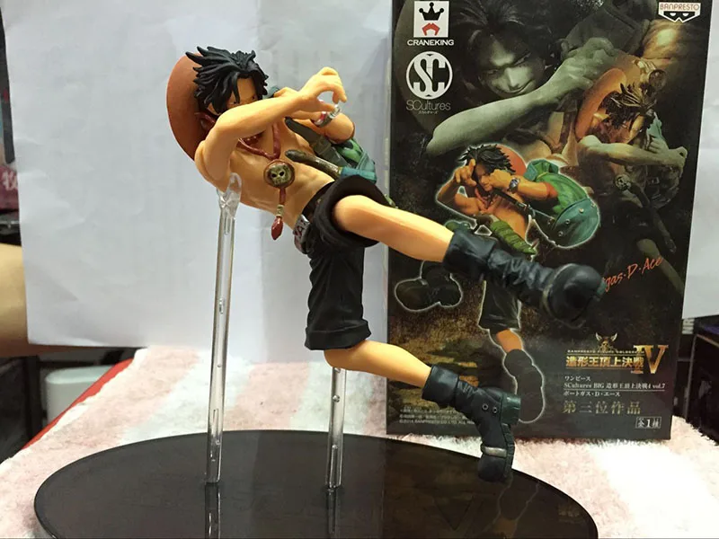 15cm ONE PIECE Portgas D Ace onepiece Body tilt PVC Action Figure Model Toys Dolls Anime Cartoon xmas gift free shipping | Игрушки и