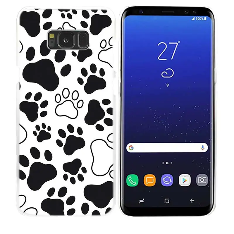 07 Чехол для телефона с изображением собачьей лапы для samsung Galaxy M20 M10 S10 S9 S8 Plus S7 S6 Edge Note 8 9 Жесткий пластиковый Чехол - Цвет: 07