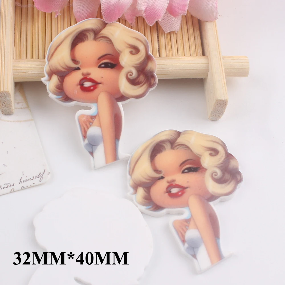 50 шт./лот 32*40 см мультфильм супер звезда плоская задняя Смола плоское украшение из