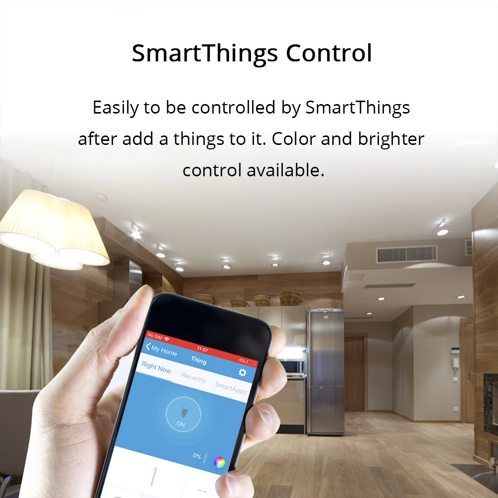 Tuya ZigBee светильник работает с Zigbee Hub Smart RGBW светодиодный встраиваемый потолочный