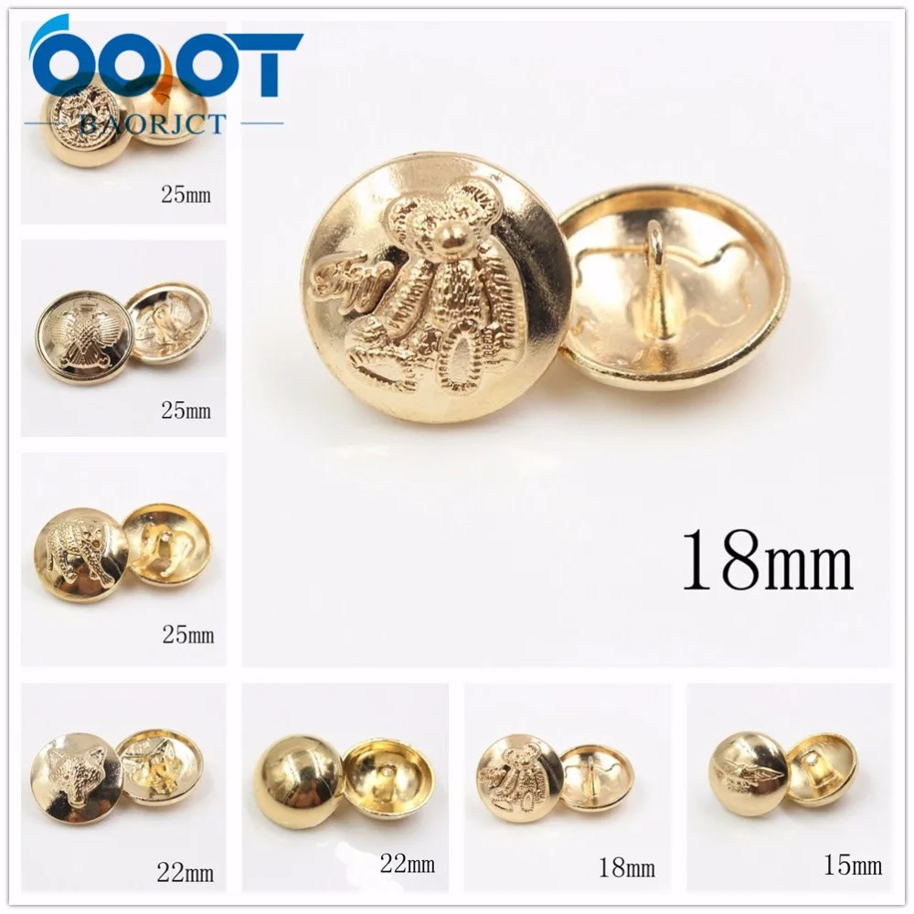 Ooot baorjct 177306 10 шт./лот 15/18/22/25 мм высококачественные классические модные