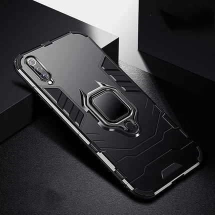 Black Ударопрочный защитный чехол для Xiaomi mi 9 mi 9 SE mi 8 Pro mi 8 Lite TPU+ PC чехол на PocoPhone F1 Coque для Xio mi A2 Lite Fundas - Цвет: Black