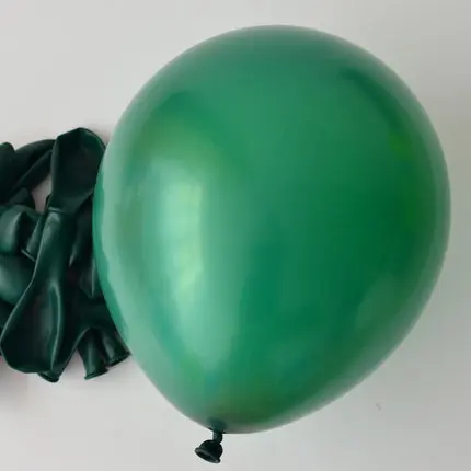 dark green 100 шт./пакет 10 дюймов латексные шары День рождения Свадебные украшения надувной шар для детского дня рождения Летняя тема вечерние Globos - Цвет: dark green