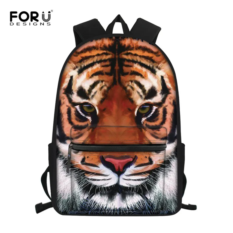 L4363Z58 FORUDESIGNS/детские школьные ранцы для мальчиков ортопедические детские школьные рюкзаки для мальчиков с изображением тигра, сумка-ранец, рюкзак Mochila - Цвет: L4363Z58