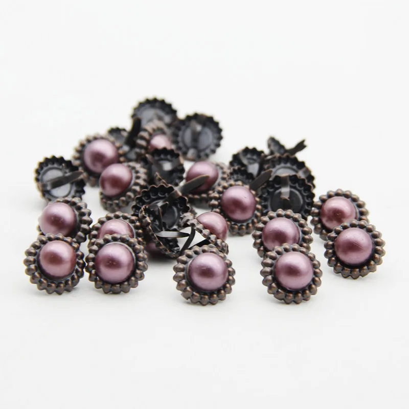 30 шт. 16 8 мм круглые Винтажные Цветы брадсы фотоальбом ручной работы сделай сам