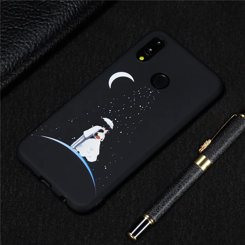 Чехол для huawei P20 Lite с космонавтом, чехол для huawei P20 Lite, чехол P 20 Pro P20Lite P20Pro, мягкий чехол из ТПУ с изображением космонавта Луны планеты