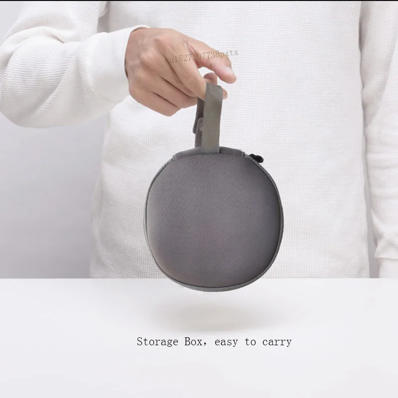 Новинка, Xiaomi Mijia, Классическая u-образная подушка для шеи с капюшоном, маска для глаз, для путешествий, офиса, самолета, подушка для головы, с сумкой для хранения