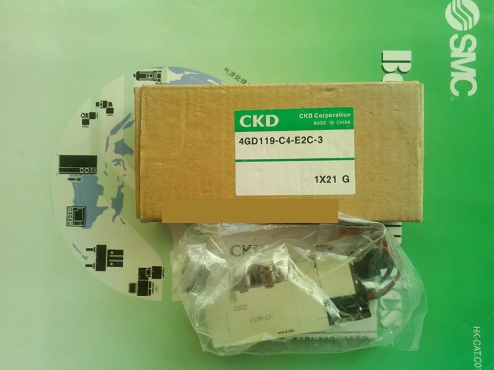 

Япония клапан пневматический клапан Соленоидный клапан 4GD119-C4-E2C-3 DC24V