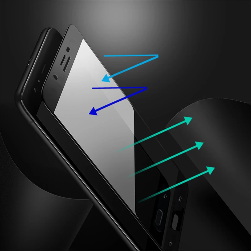 Для полного клеевого стекла Samsung Galaxy J7 2018 защита экрана 5D полное покрытие
