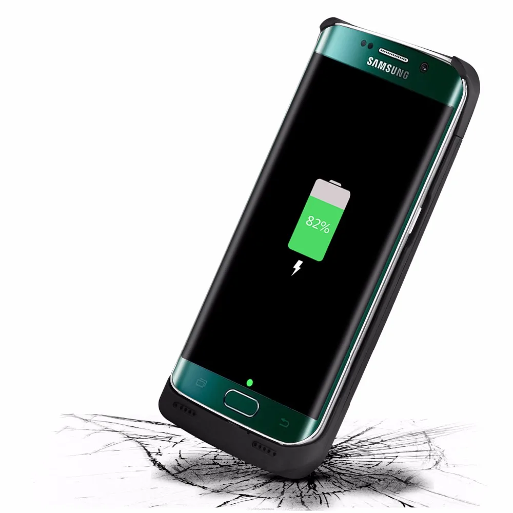 Для samsung Galaxy S6 край Батарея случае GagaKing 4200 мАч внешний Зарядное устройство чехол