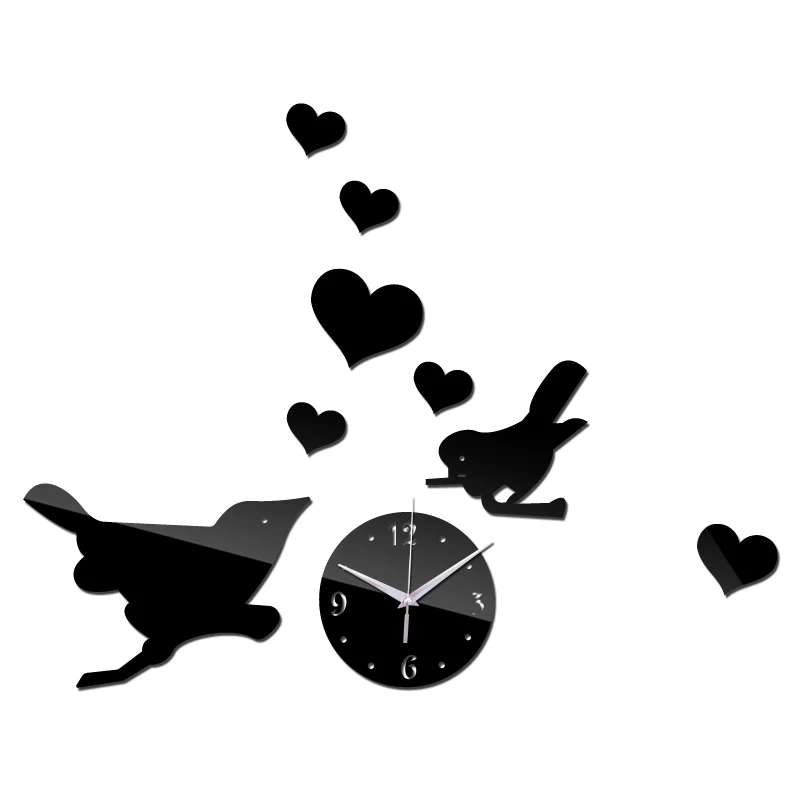 Модный дизайн diy зеркальный акриловый материал настенные наклейки лаконичный