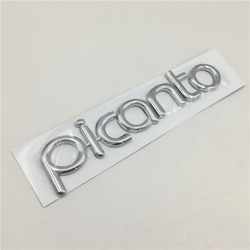 Для Kia Picanto Morning GT Line эмблема задний багажник багажника значки логотип табличка