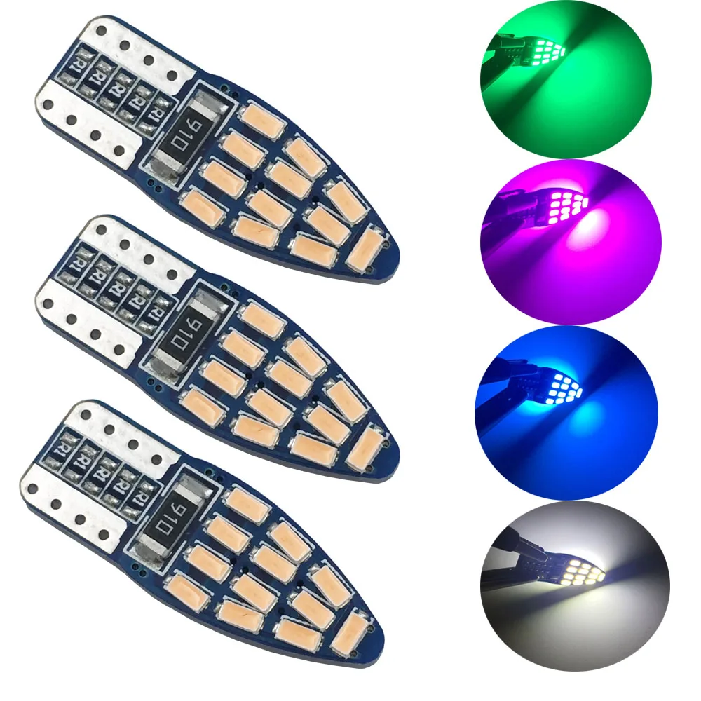 YSY 100 шт. Canbus T10 26smd 3014 Светодиодный светильник для автомобиля W5W t10 светодиодный canbus