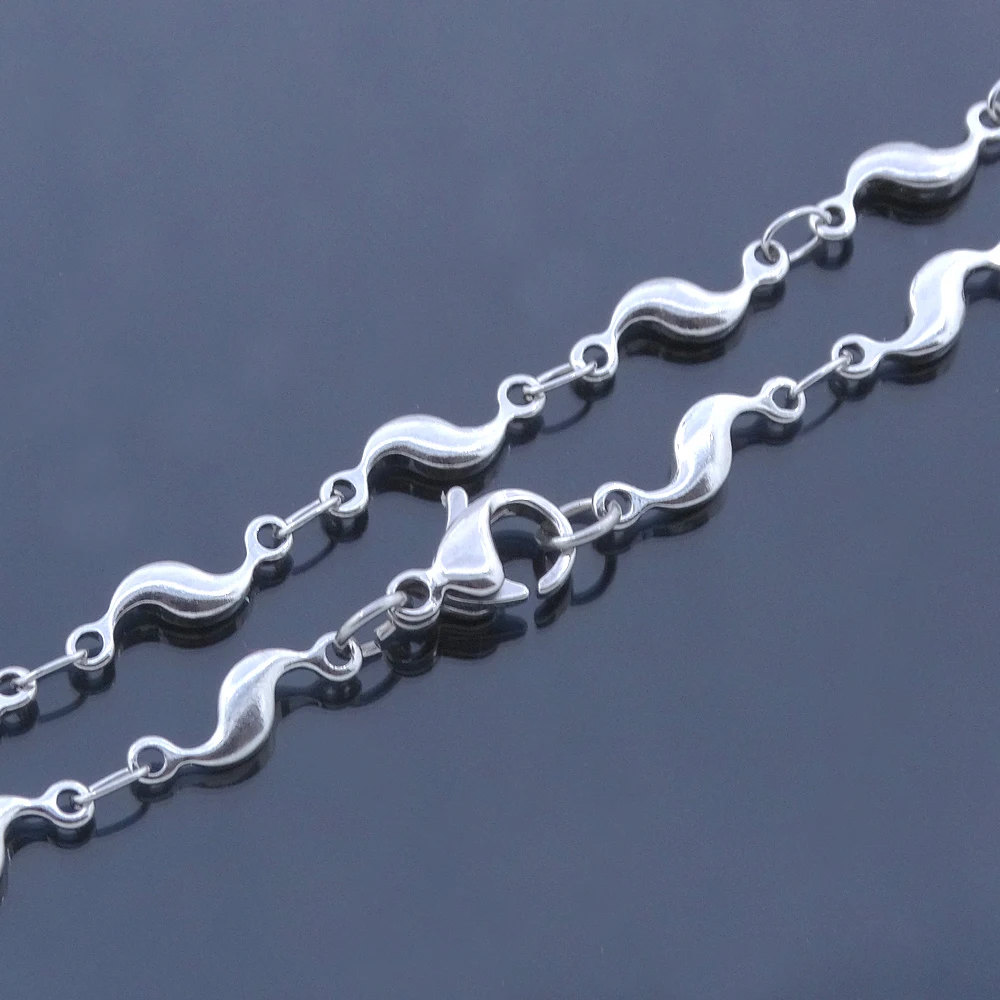 Женские браслеты на щиколотку из нержавеющей стали браслет для морской воды