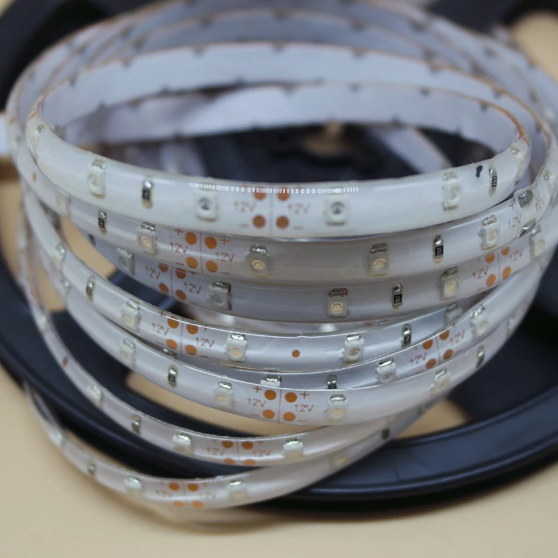 Новинка RGB 3528 SMD Светодиодная лента не/IP65 водонепроницаемая 60 светодиодов/м DC12V