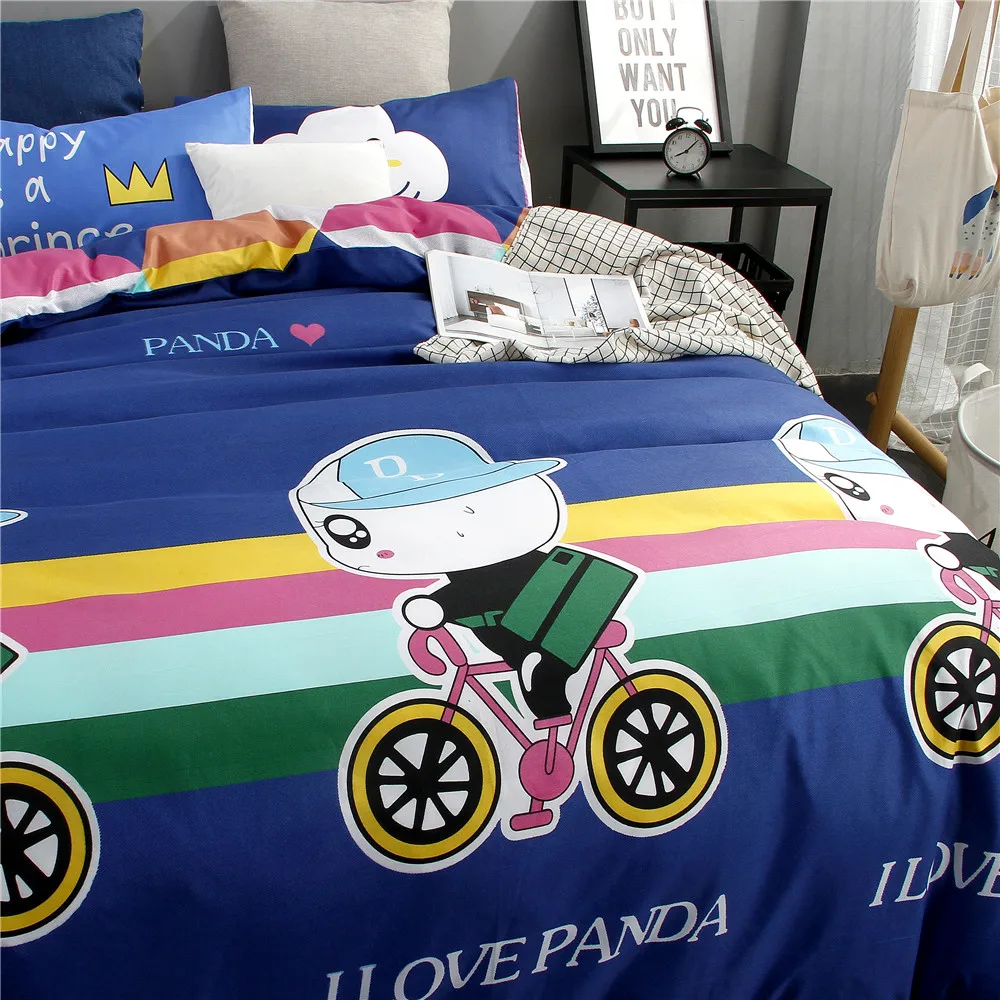 Cartoon cute bear home textiles comfortable bedding sets duvet cover bed sheet pillow case twin full queen King size bedclothes | Дом и сад